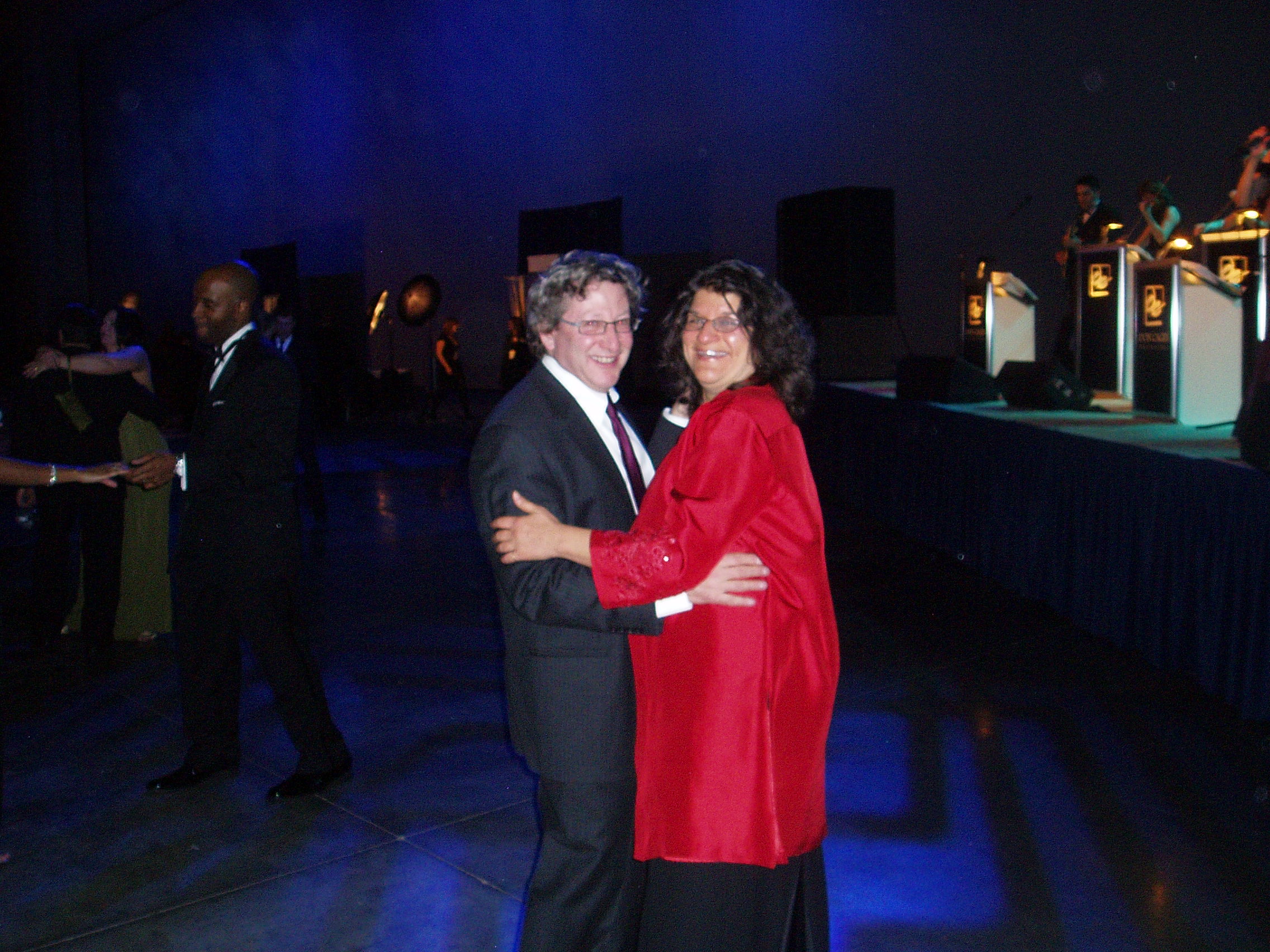 p12001321 Shirley and friend at the Home States Ball