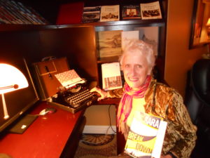 Hemingway's typewriter in the Langham Hotel, Pasadena