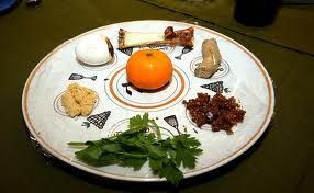 Seder Plate with Orange