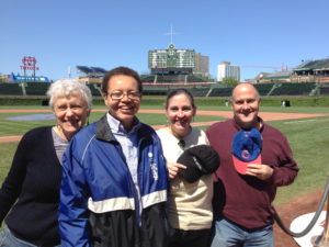 Sara with Jo, Kathy and Louis