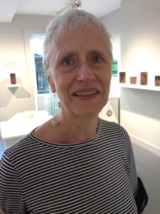 Treating myself to these beautiful earrings at the Scottish Gallery in Edinborough